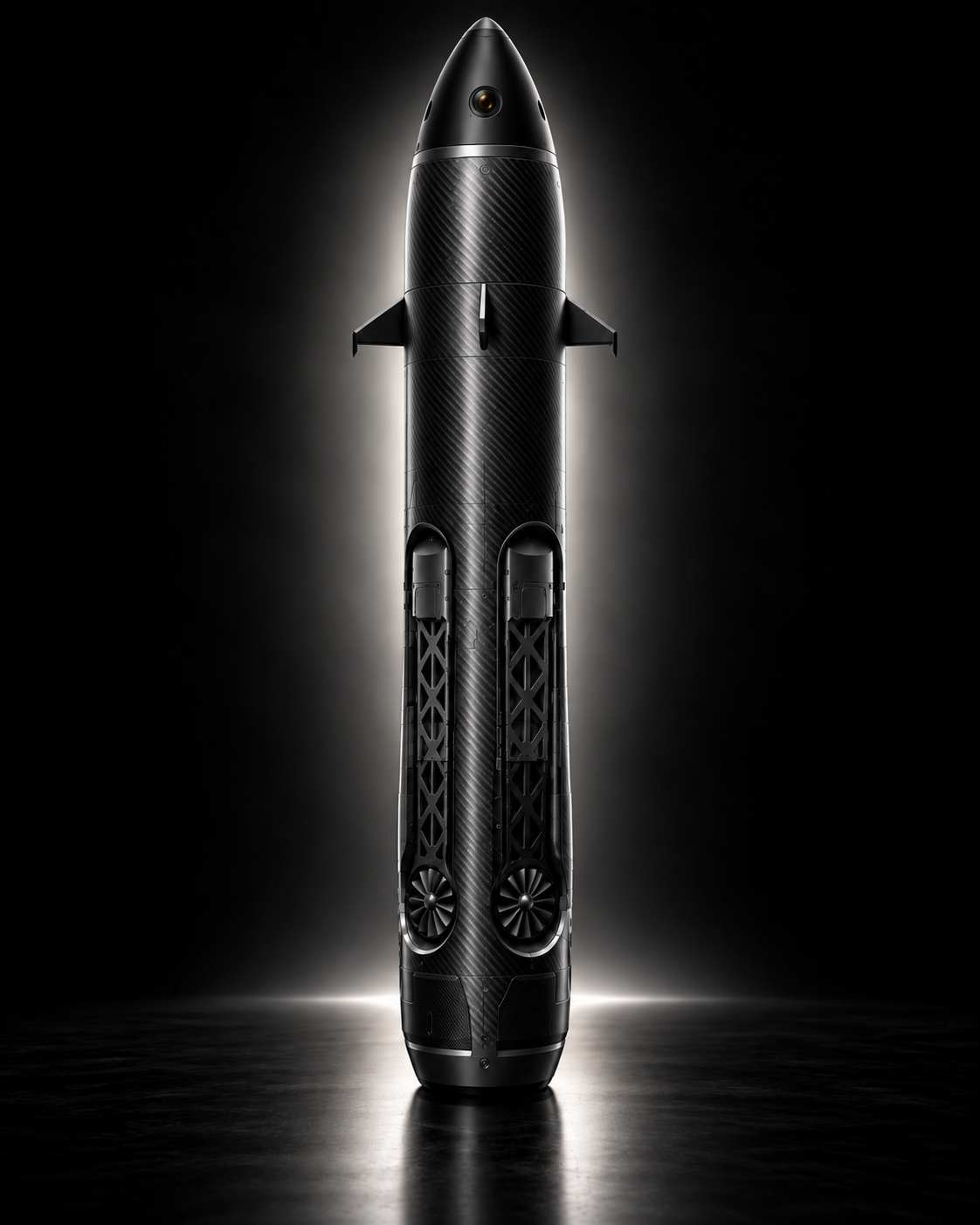Concept rendering of XCaliber Falcon reusable interceptor